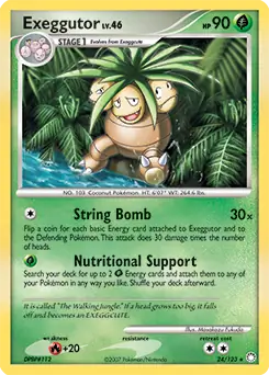 Exeggutor 24 - Mysterious Treasures Pokesingles