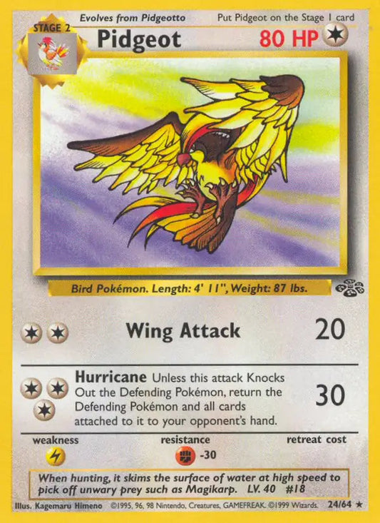 Pidgeot 24 - Jungle Pokesingles