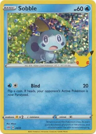 Sobble Holo 24 - Mcdonald's 25th Anniversary