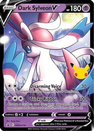 Dark Sylveon V - SWSH134, Sword & Shield Promos | Sword & Shield, promo, 7.20 kr, Pokesingles. Kjøp pokemon kort til lave priser hos oss.