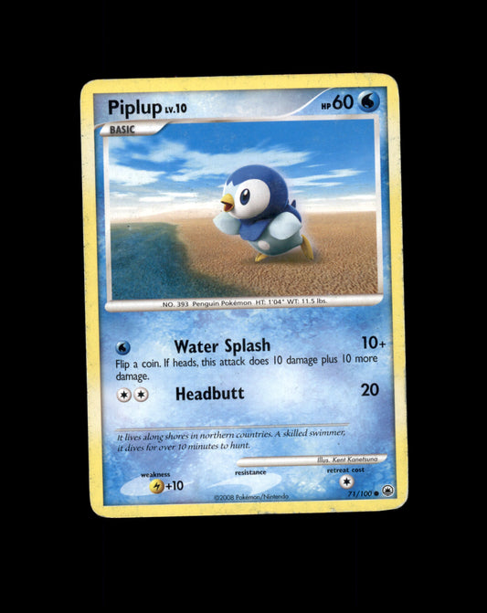 *SE BILDE FOR TILSTAND* Piplup #71 Pokemon Majestic Dawn