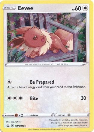 Eevee - SWSH175, Sword & Shield Promos | Sword & Shield, promo, 8.16 kr, Pokesingles. Kjøp pokemon kort til lave priser hos oss.