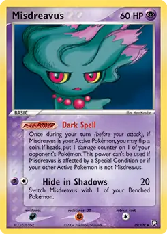 Misdreavus 25 - Team Rocket Returns Pokesingles
