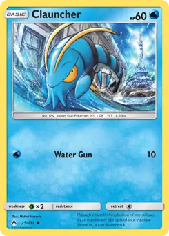 Clauncher 25 - Forbidden Light Pokesingles
