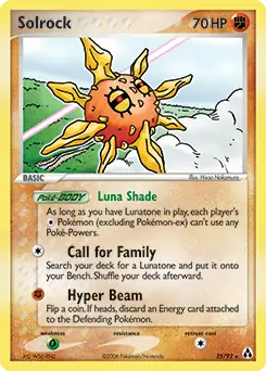 Solrock 25 - Legend Maker Pokesingles