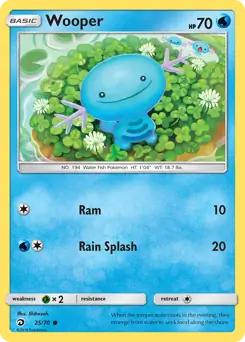 Wooper 25 - Dragon Majesty Pokesingles