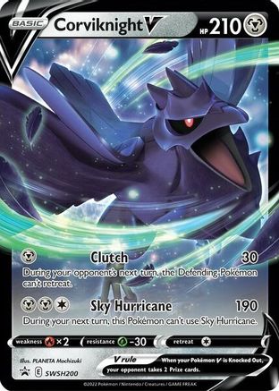 Corviknight V - SWSH200, Sword & Shield Promos | Sword & Shield, promo, 12.00 kr, Pokesingles. Kjøp pokemon kort til lave priser hos oss.