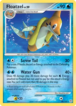 Floatzel 26 - Diamond & Pearl Pokesingles