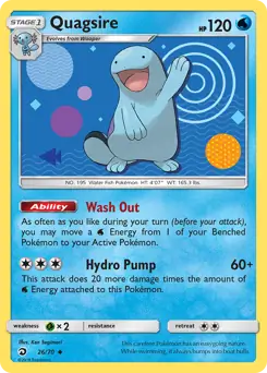 Quagsire 26 - Dragon Majesty Pokesingles