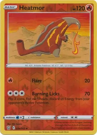 Heatmor Reverse Holo 026 - Battle Styles