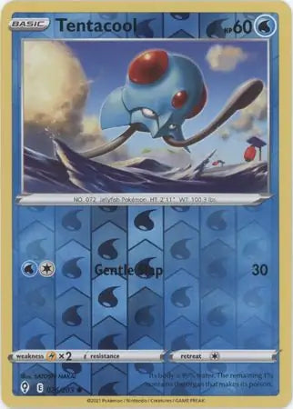 Tentacool Reverse Holo 026, Evolving Skies | Sword & Shield, , 5.00 kr, Pokesingles. Kjøp pokemon kort til lave priser hos oss.