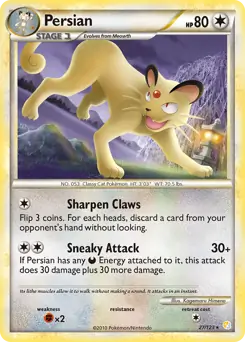 Persian 27 - HeartGold SoulSilver Pokesingles
