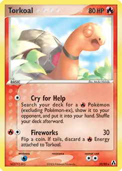 Torkoal 27 - Legend Maker Pokesingles