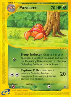 Parasect 27 - Aquapolis Pokesingles