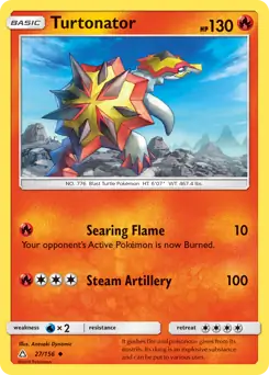 Turtonator 27 - Ultra Prism Pokesingles