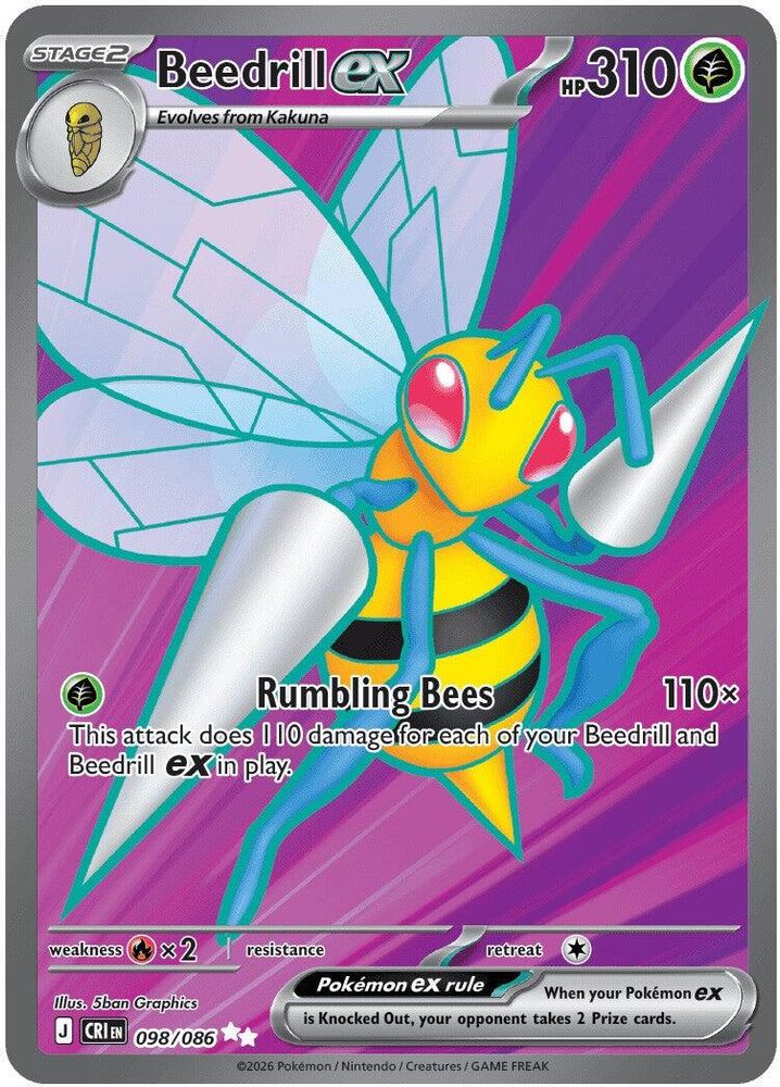 Beedrill ex 98 - Chaos Rising