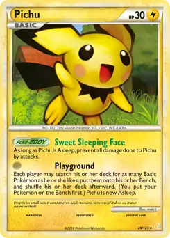 Pichu 28 - HeartGold SoulSilver Pokesingles