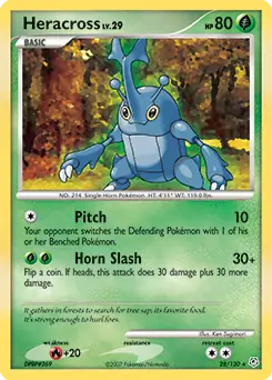 Heracross 28 - Diamond & Pearl Pokesingles