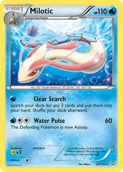 Milotic Holo 28 - Dragons Exalted Pokesingles