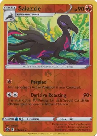 Salazzle Reverse Holo 028 - Battle Styles