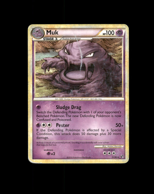 *SE BILDE FOR TILSTAND* Muk #31 Pokemon Undaunted Pokesingles