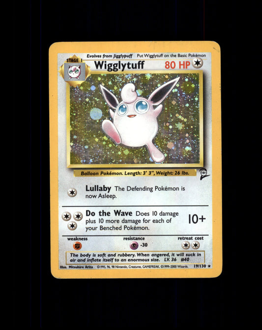 *SE BILDE FOR TILSTAND* Wigglytuff #19 Pokemon Base Set 2 Pokesingles