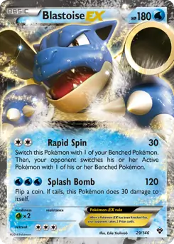 Blastoise EX 29 - XY Base Pokesingles