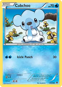 Cubchoo 29 - Emerging Powers Pokesingles