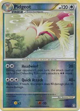 Pidgeot Reverse Holo 29 - Triumphant Pokesingles