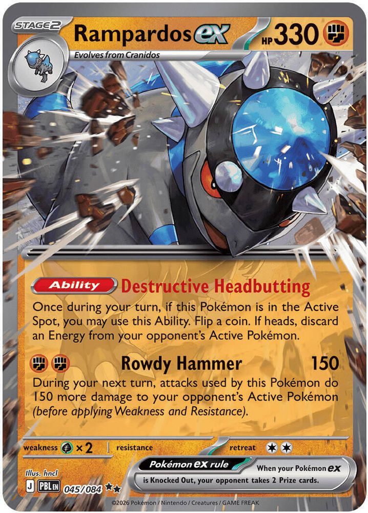 Rampardos ex 45 - Pitch Black