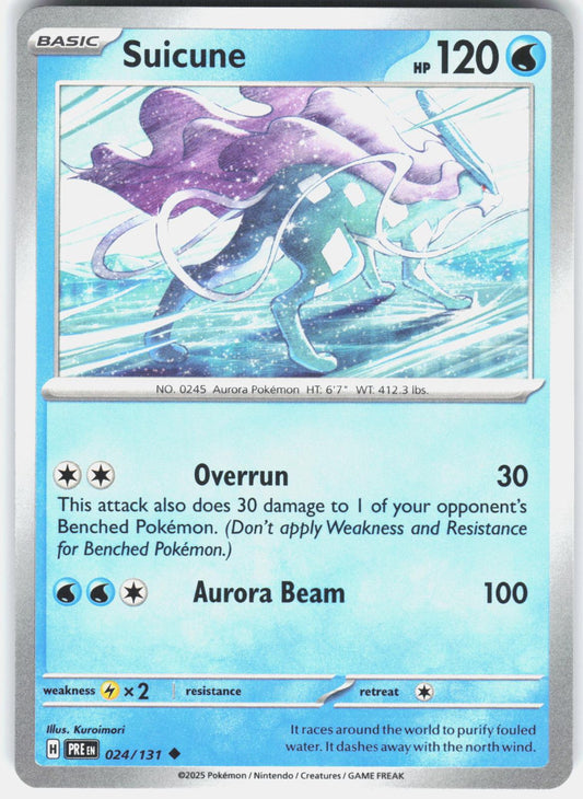 Suicune 24 - Prismatic Evolutions