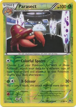 Parasect Reverse Holo 2 - Breakthrough Pokesingles