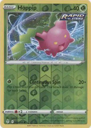 Hoppip Reverse Holo 002, Evolving Skies | Sword & Shield, , 5.00 kr, Pokesingles. Kjøp pokemon kort til lave priser hos oss.