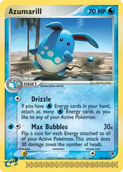Azumarill 30 - Sandstorm Pokesingles