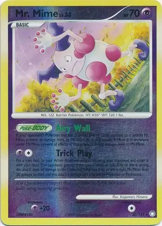Mr. Mime Reverse Holo 30 - Mysterious Treasures Pokesingles