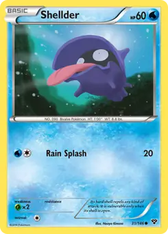 Shellder 31 - XY Base Pokesingles