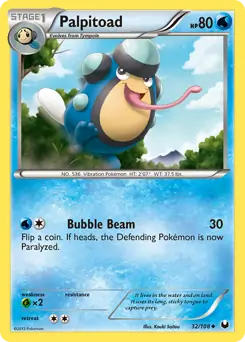Palpitoad 32 - Dark Explorers Pokesingles
