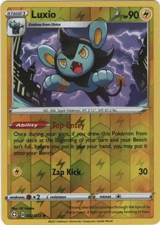 Luxio Reverse Holo 032 - Shining Fates, Shining Fates | Sword & Shield, , 5.00 kr, Pokesingles. Kjøp pokemon kort til lave priser hos oss.