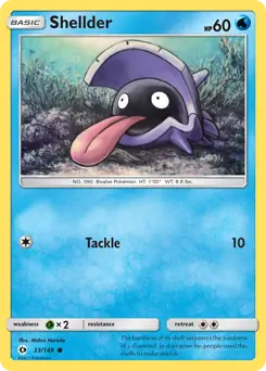 Shellder 33 - Sun & Moon Base Pokesingles
