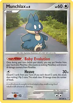 Munchlax 33 - Diamond & Pearl Pokesingles