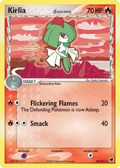Kirlia 33 - Dragon Frontiers Pokesingles