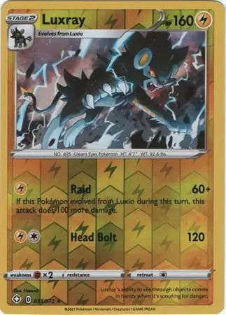 Luxray Reverse Holo 033 - Shining Fates, Shining Fates | Sword & Shield, , 5.00 kr, Pokesingles. Kjøp pokemon kort til lave priser hos oss.
