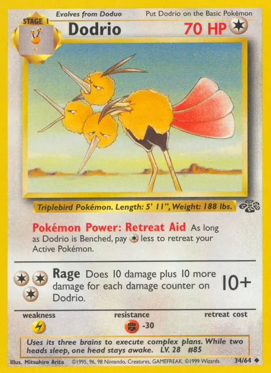 Dodrio 34 - Jungle Pokesingles