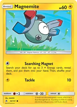 Magnemite 34 - Forbidden Light Pokesingles