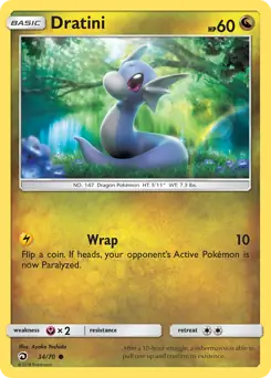 Dratini 34 - Dragon Majesty Pokesingles