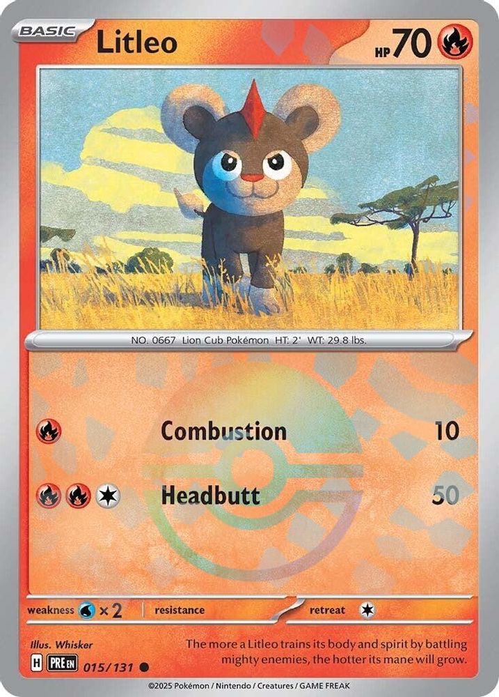 Litleo (Poke Ball Pattern) 15 - Prismatic Evolutions