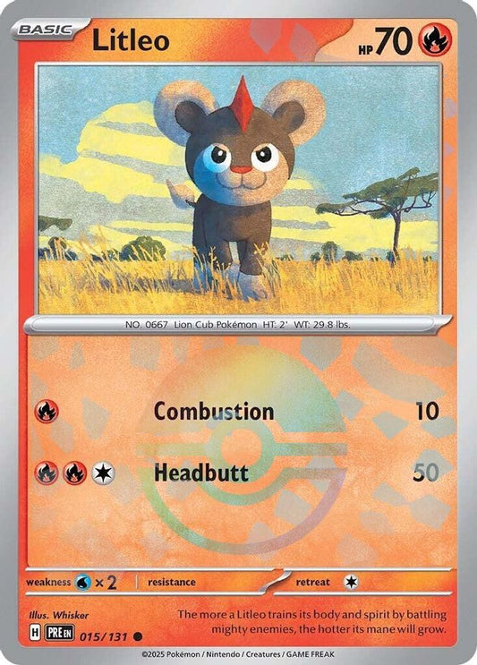 Litleo (Poke Ball Pattern) 15 - Prismatic Evolutions