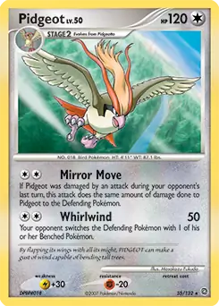 Pidgeot 35 - Secret Wonders Pokesingles