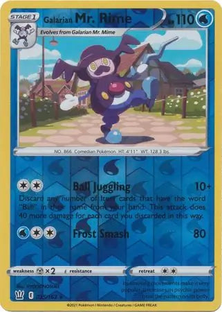 Galarian Mr. Rime Reverse Holo 035 - Battle Styles