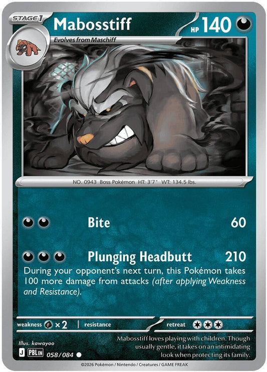 Mabosstiff 058/084 - Pitch Black